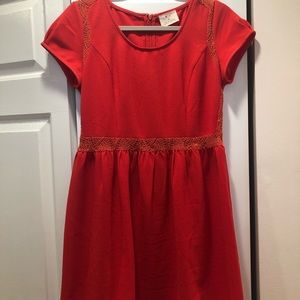 UO Pins and Needles - Lace Cutout Dress